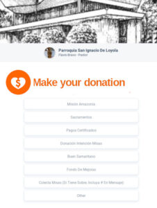 You can make online donations